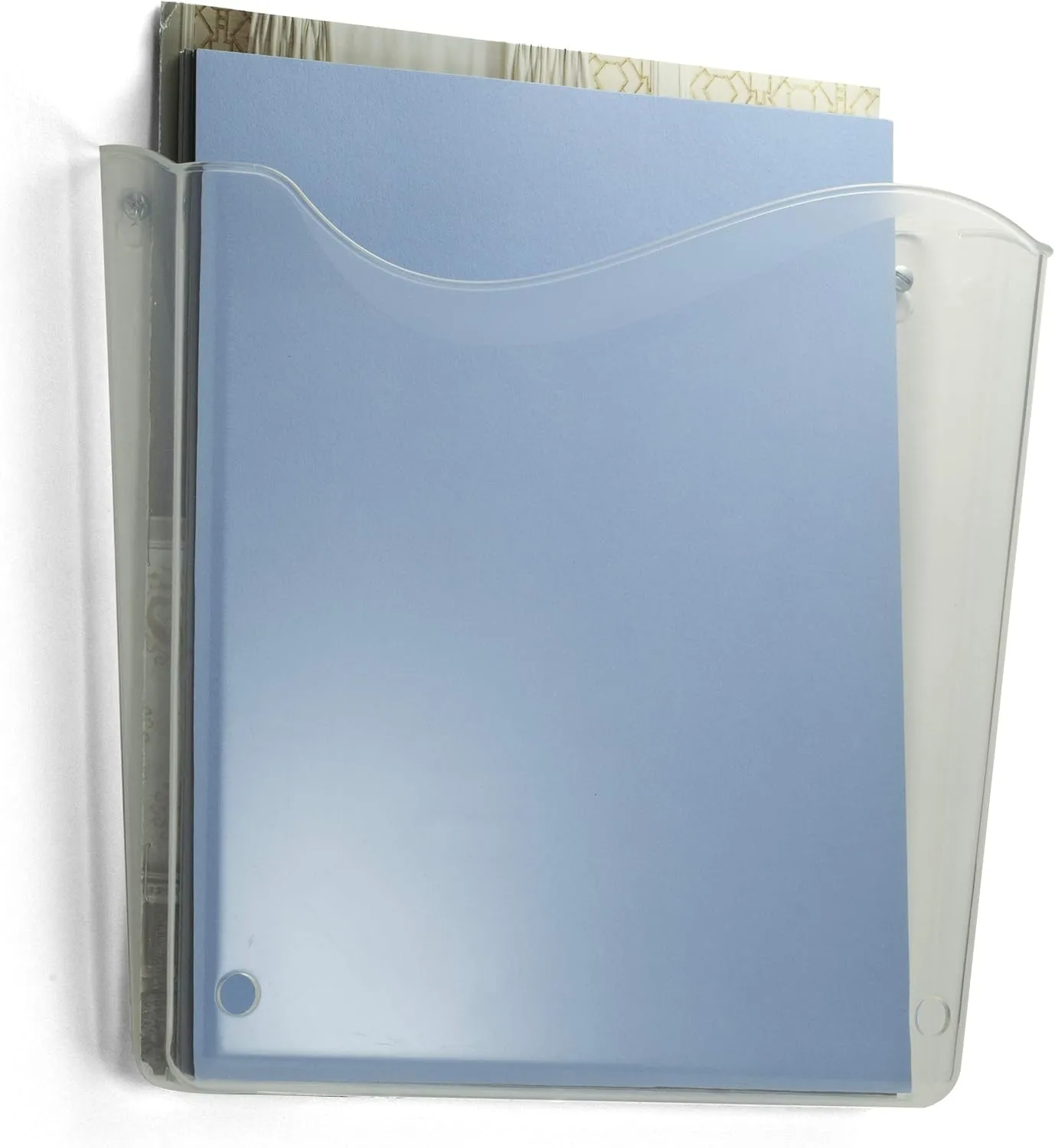 Officemate Unbreakable Wall File, Vertical, Clear (21674)