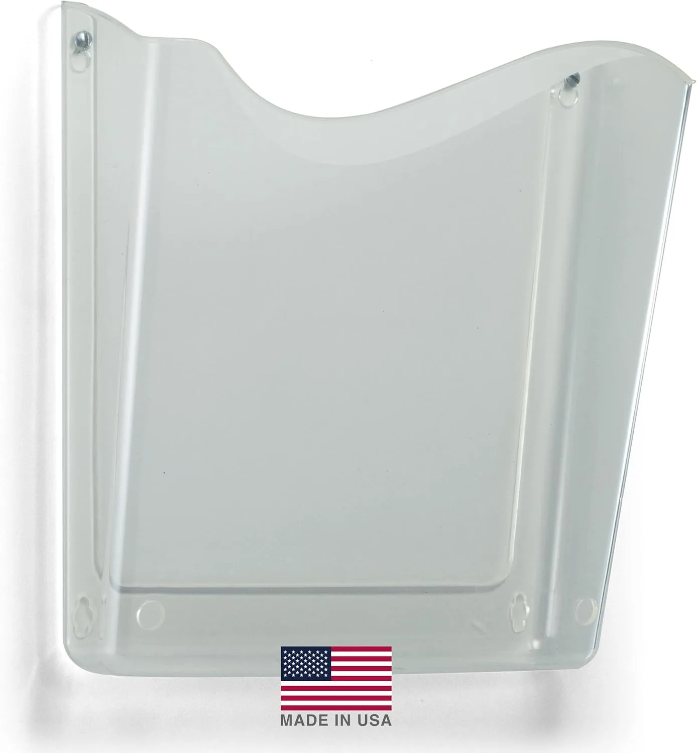 Officemate Unbreakable Wall File, Vertical, Clear (21674)