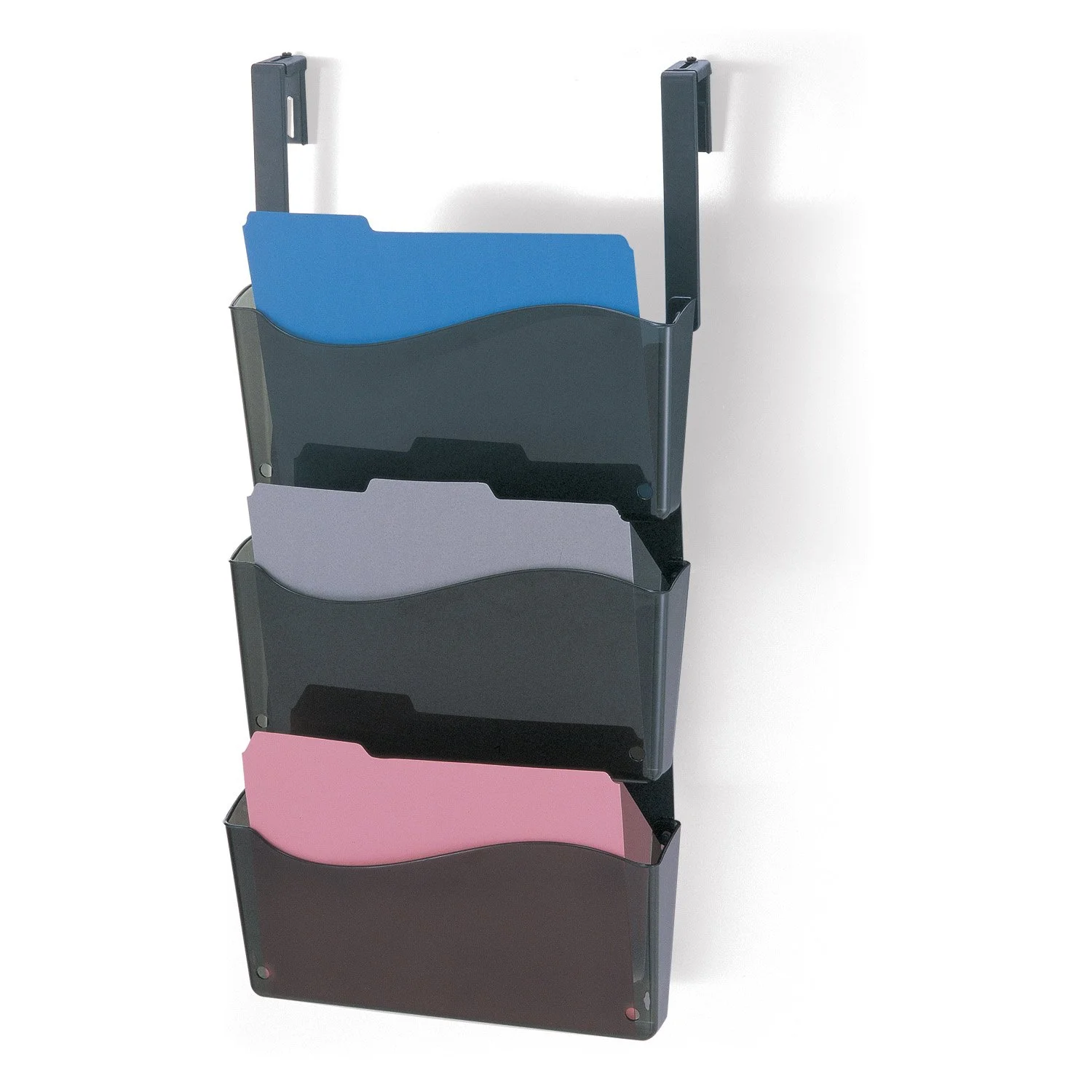Officemate Unbreakable Wall Files, Letter/A4 Size, Smoke, 3 Pack