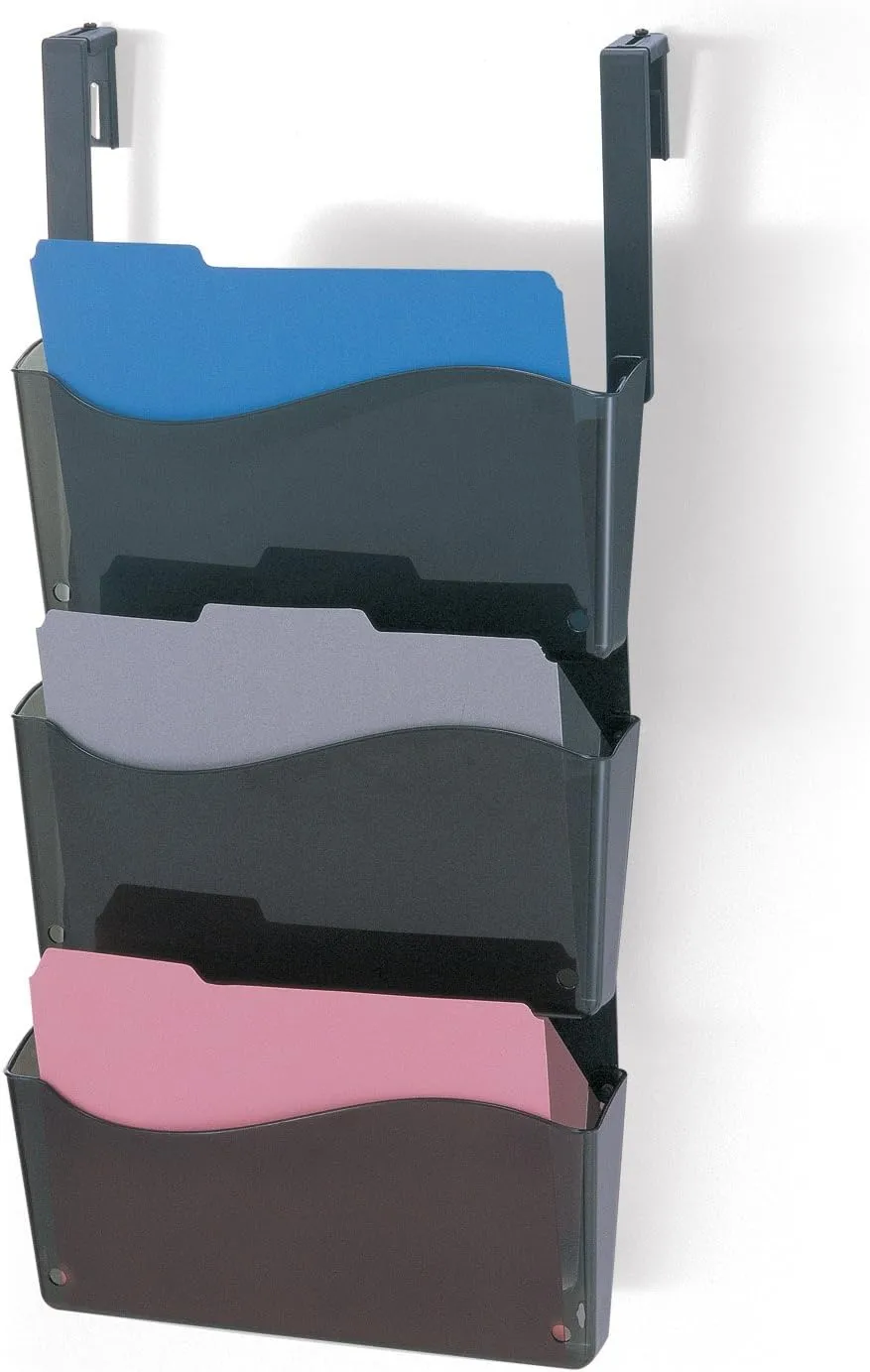 Officemate Unbreakable Wall Files, Letter/A4 Size, Smoke, 3 Pack