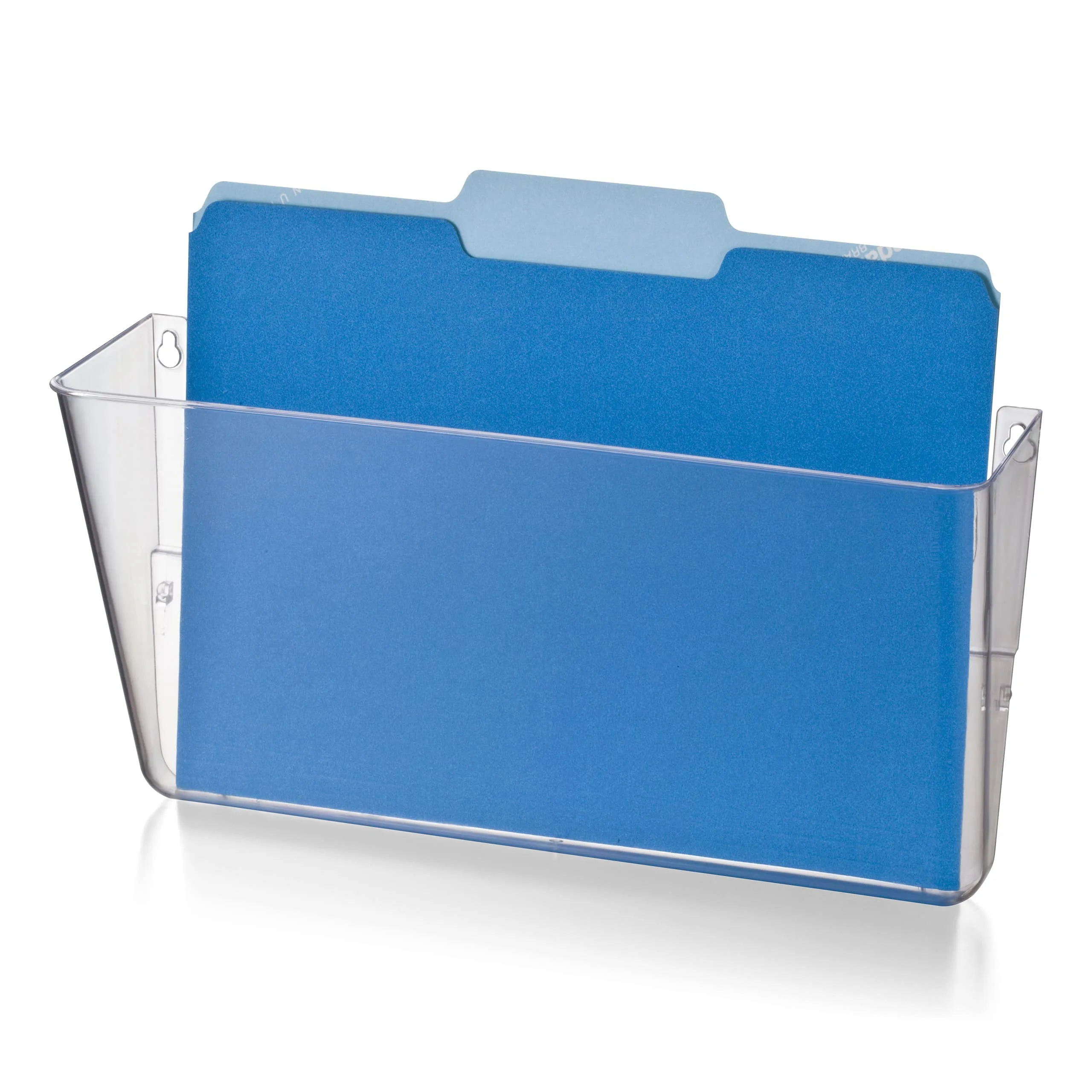 Officemate OIC Single Pocket Wall File, Letter Size, Clear