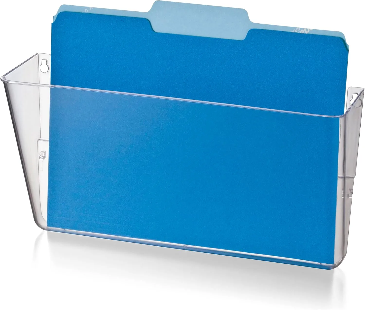 Officemate OIC Single Pocket Wall File, Letter Size, Clear
