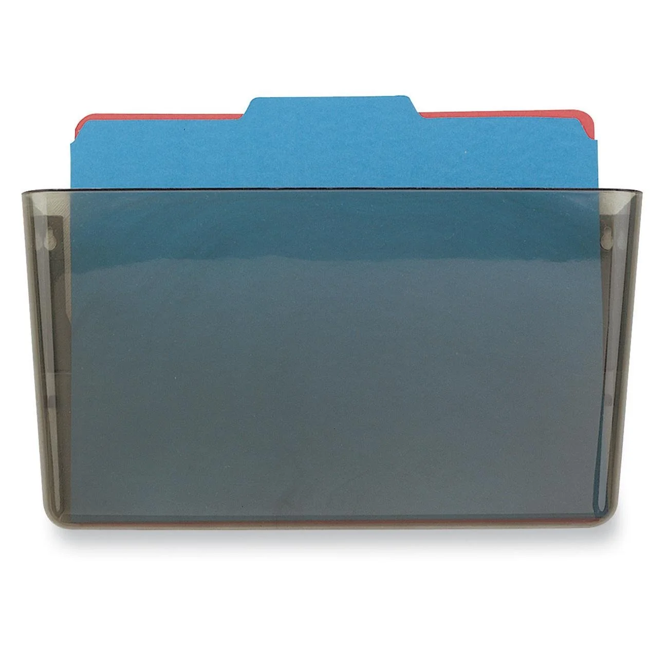 Officemate Wall File, Letter Size, 13 x 4 1/8 x 7 Inches, Smoke (21431) 1 Count (Pack of 1)