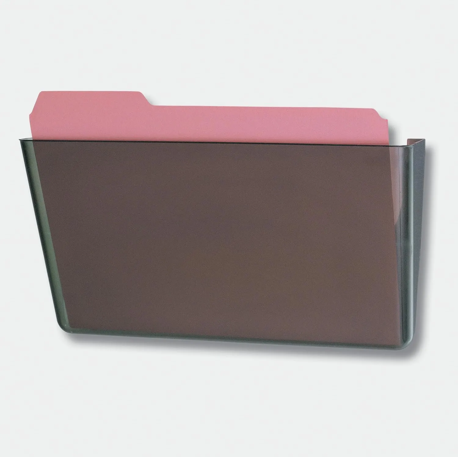 Officemate Wall File, Letter Size, 13 x 4 1/8 x 7 Inches, Smoke (21431) 1 Count (Pack of 1)