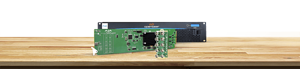 AJA OG-Hi5-12G-TR OpenGear 4K/UHD 12G-SDI to HDMI 2.0 Converter with Fiber LC Transceiver