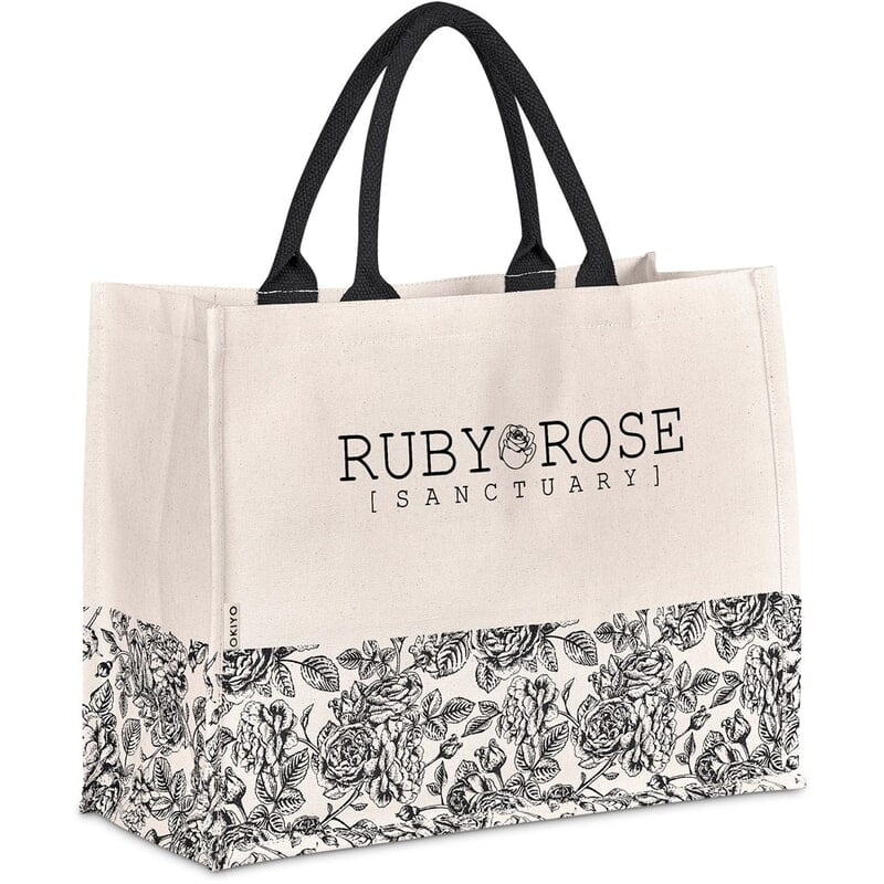 Okiyo Hana Printed Cotton Tote