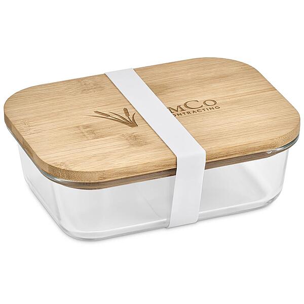 Moshi Glass & Bamboo Lunch Box