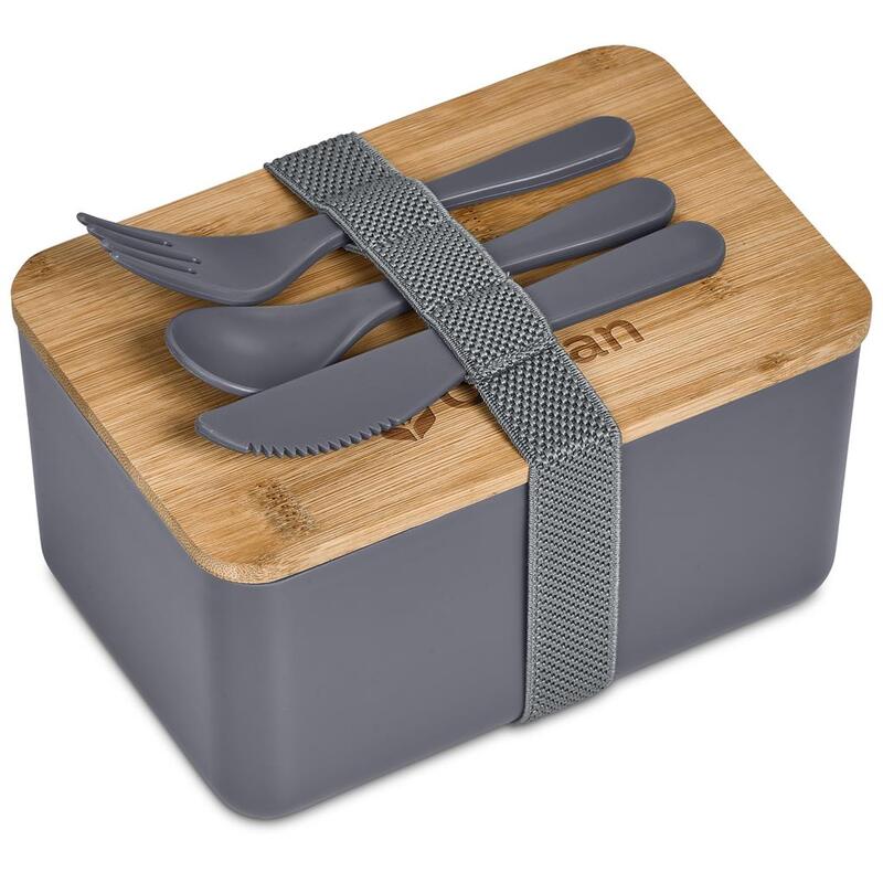 Pasuta Recycled Plastic & Bamboo Lunch Box
