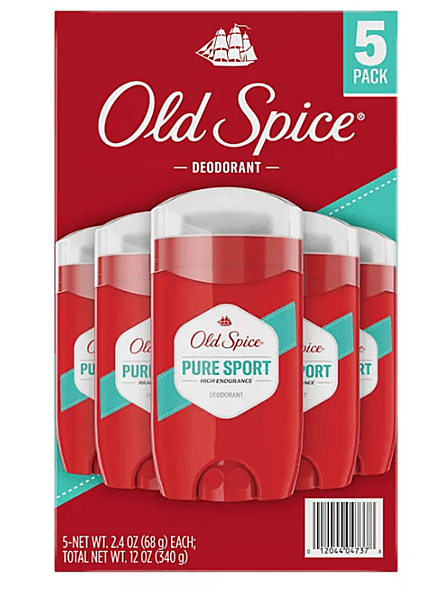 Old Spice Pure Sport Deodorant (3.0 oz., 5 pk.) Old Spice Pure Sport Deodorant (3.0 oz., 5 pk.)
