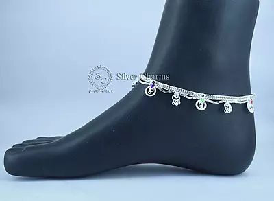 silver payal design for ladies