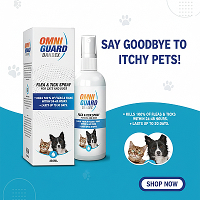 Omniguard Flea & Tick Spray 120ml.