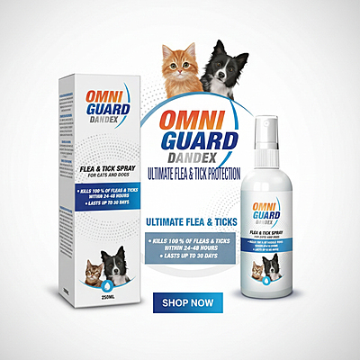 Omniguard Flea & Tick Spray 120ml.