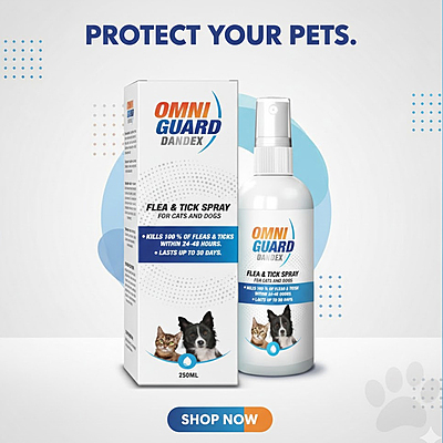 Omniguard Flea & Tick Spray 120ml.