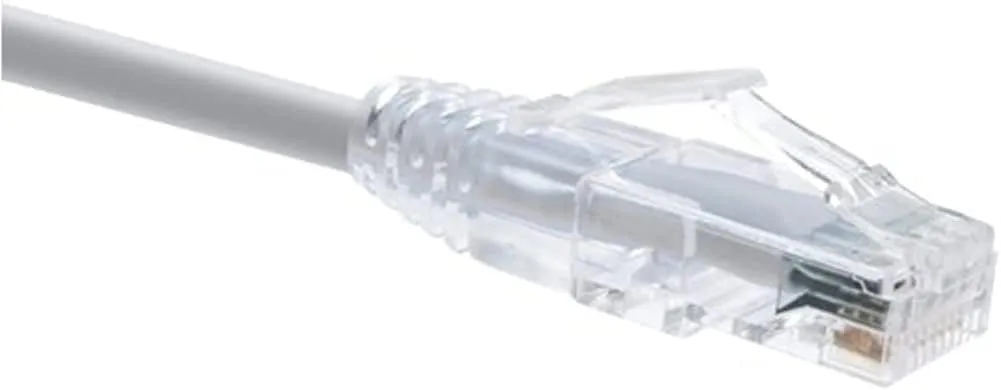 Oncore Clearfit CAT6 Patch Cable, Gray, Snagless, 5FT