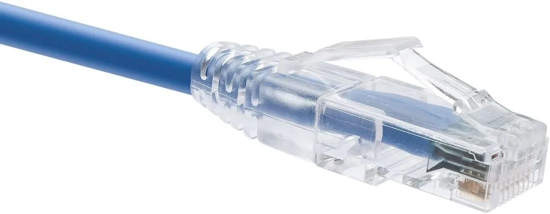 Clearfit CAT6 Patch Cable, Blue, Snagless, 2FT