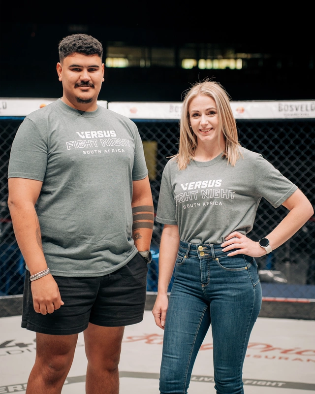 Hollow Fight Night T-Shirt – Heather / White