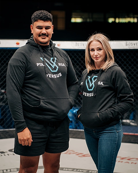 RSA Hoodie – Black / Blue