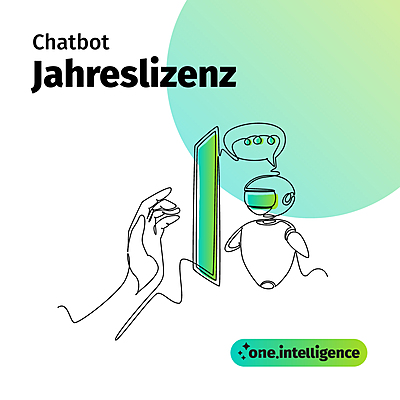 one.intelligence chatbot: Jahreslizenz