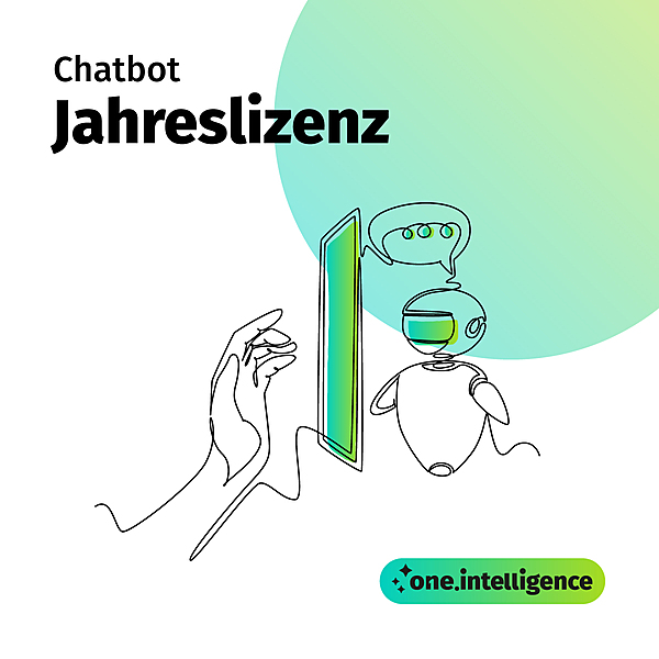 one.intelligence chatbot: Jahreslizenz