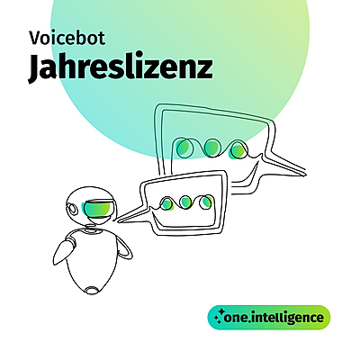one.intelligence Voicebot: Jahreslizenz