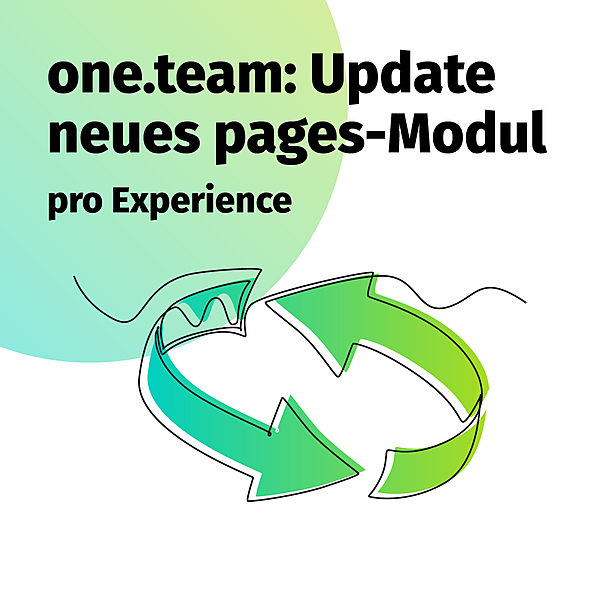 one.team: Update neues pages-Modul / pro Experience one.team: Update neues pages-Modul / pro Experience