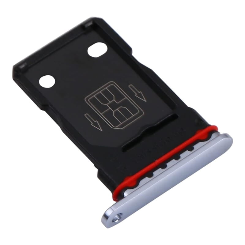 CampaignRider Sim Card Holder Replacement Sim Tray Compatible with Oneplus 9 Pro : Silver