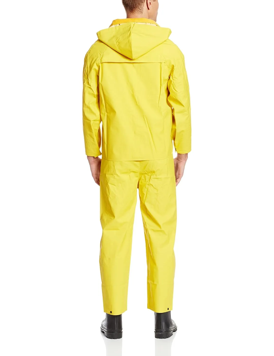ONGUARD, Sitex 3 Pc Rain Suit, 100% Waterproof PVC, Lightweight and Durable, Yellow, 76515, Size S US