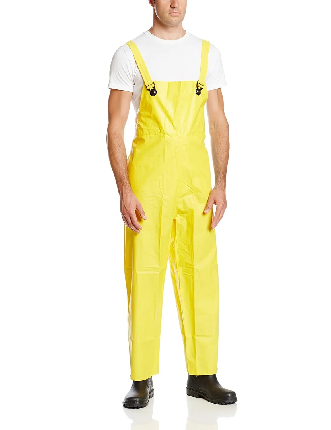 DUNLOP Tuftex 3 Pc Rain Suit, 7801700.LG, Size LG - Yellow PVC/Nylon