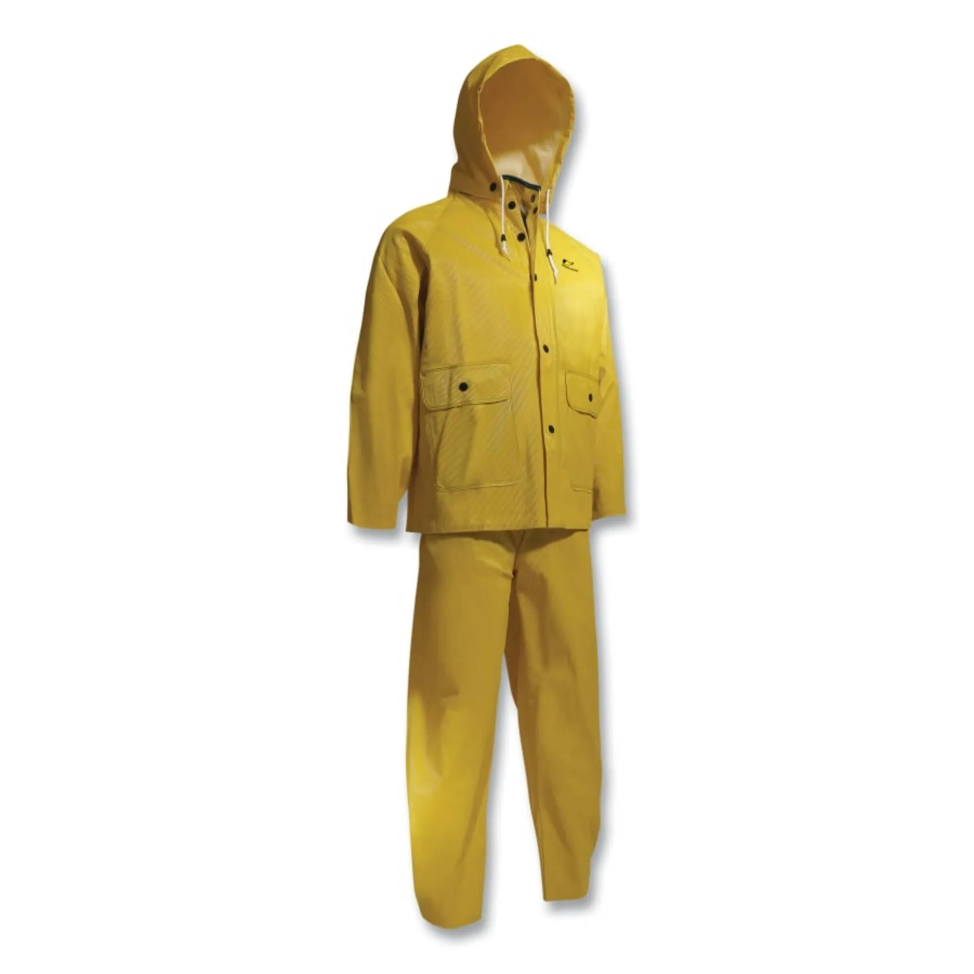 ONGUARD Webtex 3-Piece Rain Suit, Bib Pants, Size 2X-Large, Yellow