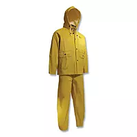 ONGUARD Webtex 3-Piece Rain Suit, Bib Pants, Size 2X-Large, Yellow