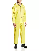 ONGUARD Webtex 3-Piece Rain Suit with Bib Pants, Size Large, Yellow