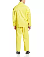 ONGUARD Webtex 3-Piece Rain Suit with Bib Pants, Size Medium, Yellow