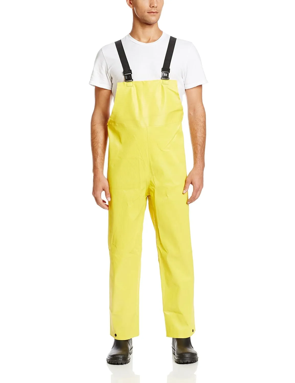 ONGUARD Webtex 3-Piece Rain Suit with Bib Pants, Size Medium, Yellow