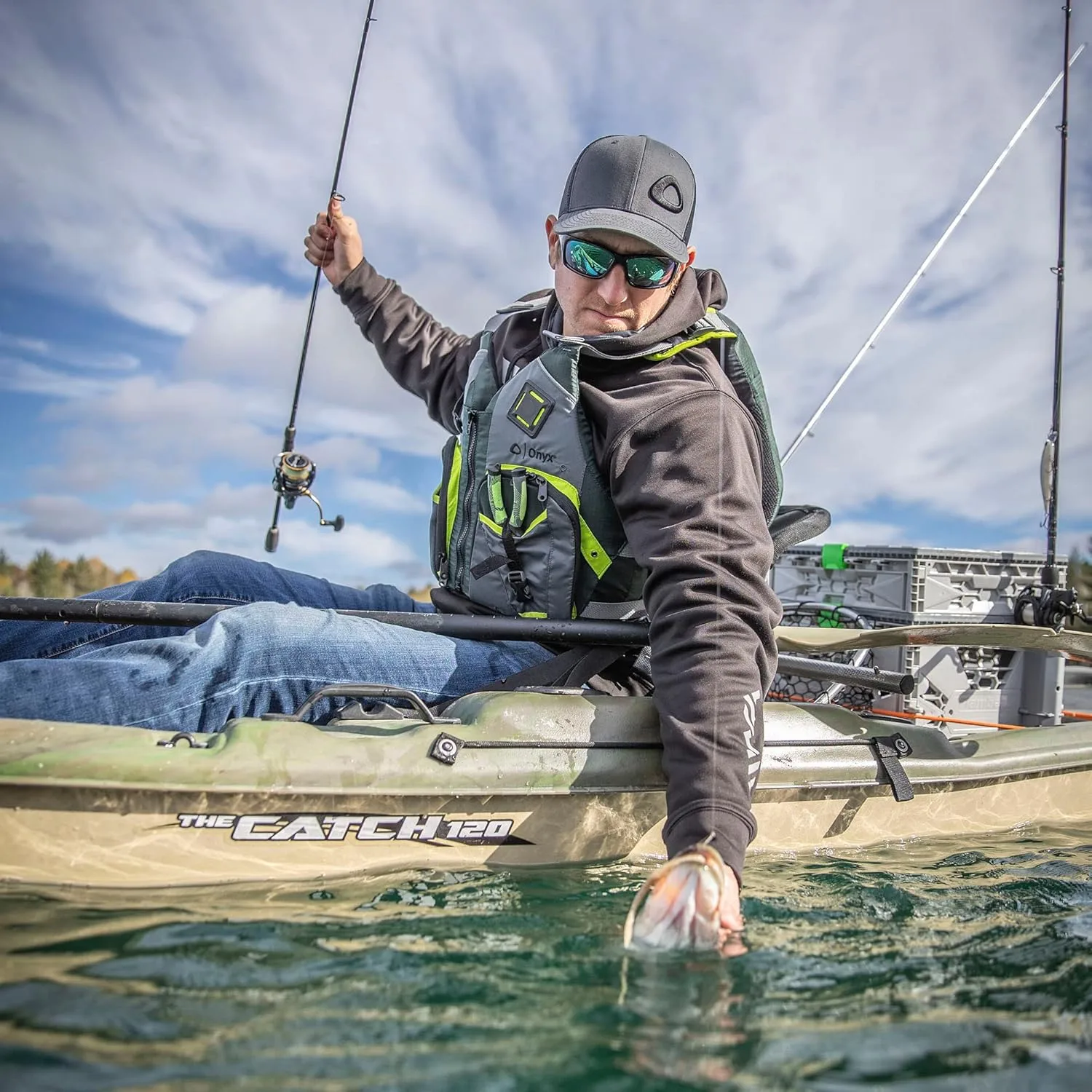 ONYX Air Span Angler USCG Approved Life Jacket