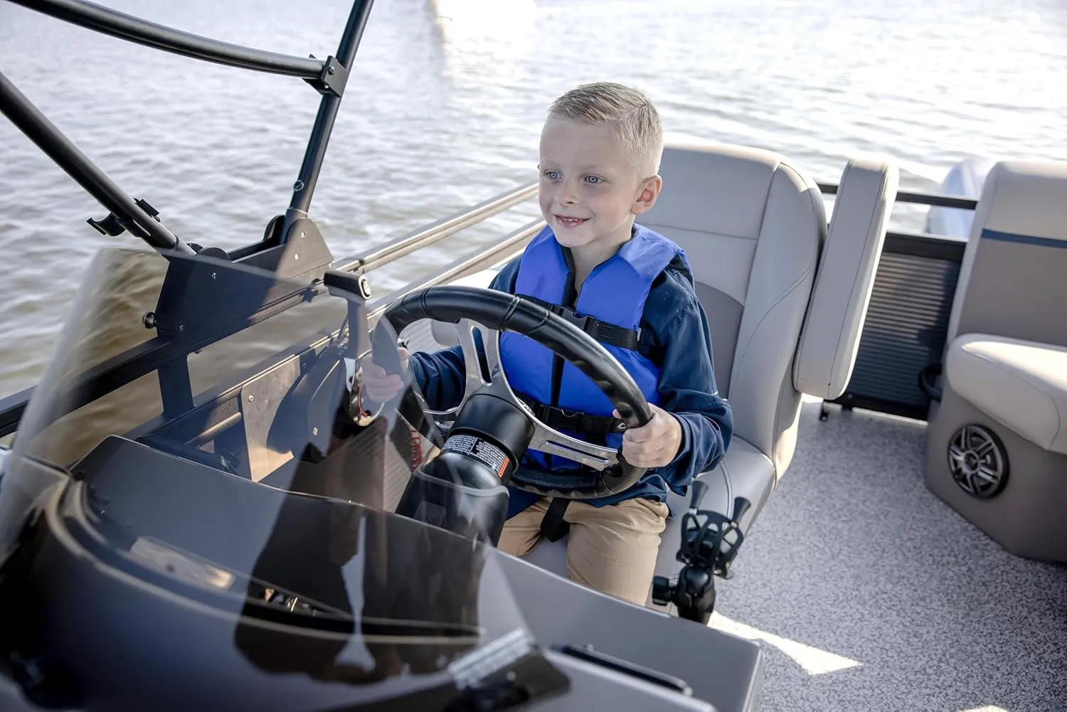 ONYX General Purpose Coast Guard Approved Boating Life Jacket Child 33-55lbs Blue