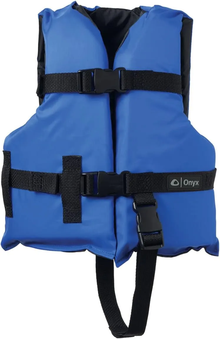 ONYX General Purpose Coast Guard Approved Boating Life Jacket Child 33-55lbs Blue