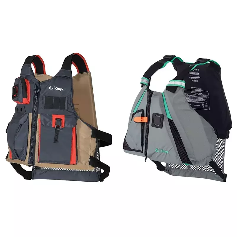 Onyx Kayak Fishing Life Jacket Universal Kayak Fishing Life Jacket + Life Vest