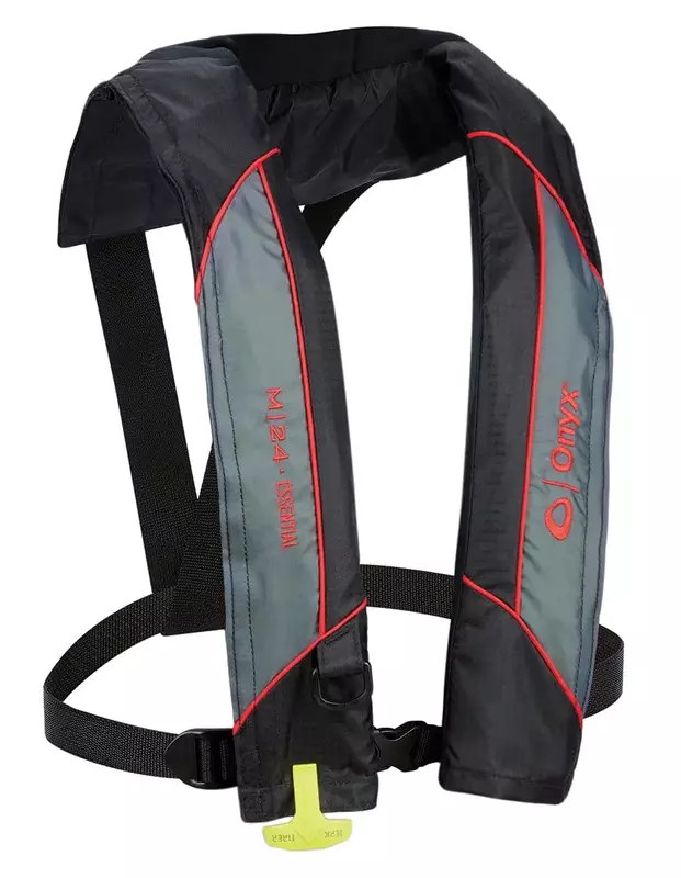 Onyx M-24 Manual Inflatable Unisex Life Jacket, U.S. Coast Guard Approved, Lightweight, Low Profile Personal Flotation Device
