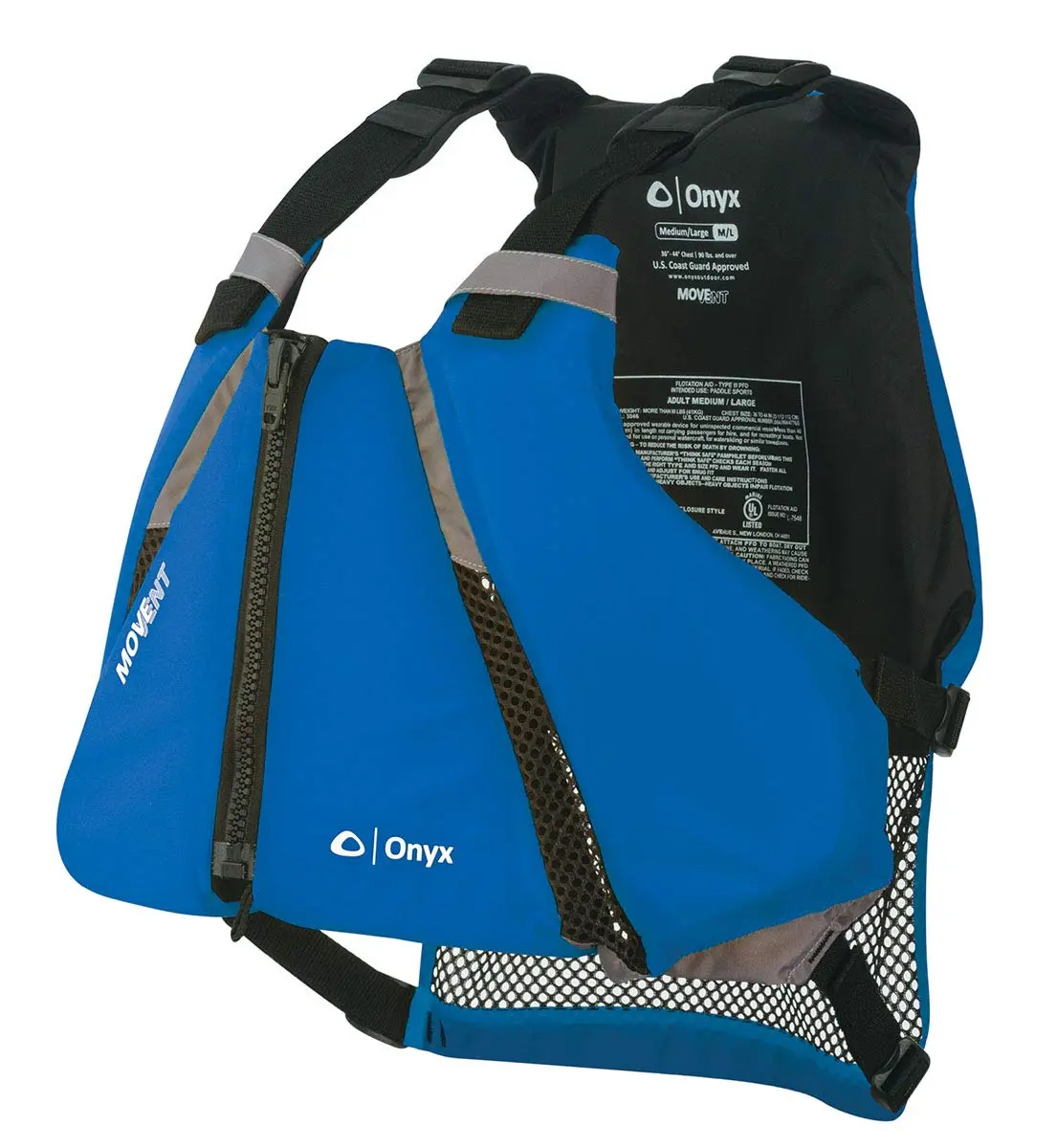 ONYX MoveVent Curve Paddle Sports Life Vest USCG Type III PFD