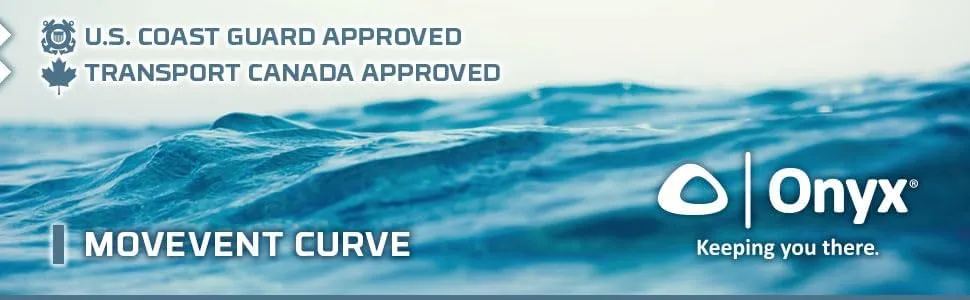 ONYX MoveVent Curve Paddle Sports Life Vest USCG Type III PFD