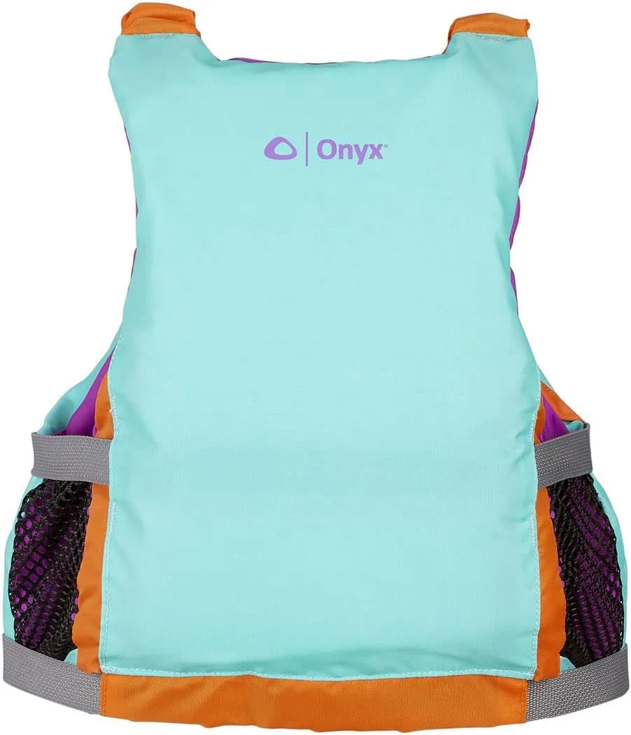 Onyx U.S. Coast Guard and Transport Canada Approved Youth Paddle Vest for Youth 55-88 Pounds for Kayaking, Canoeing