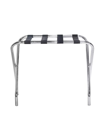 Metal Luggage Rack Stainless Steel Finish