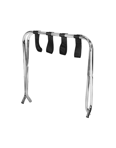 Metal Luggage Rack Stainless Steel Finish