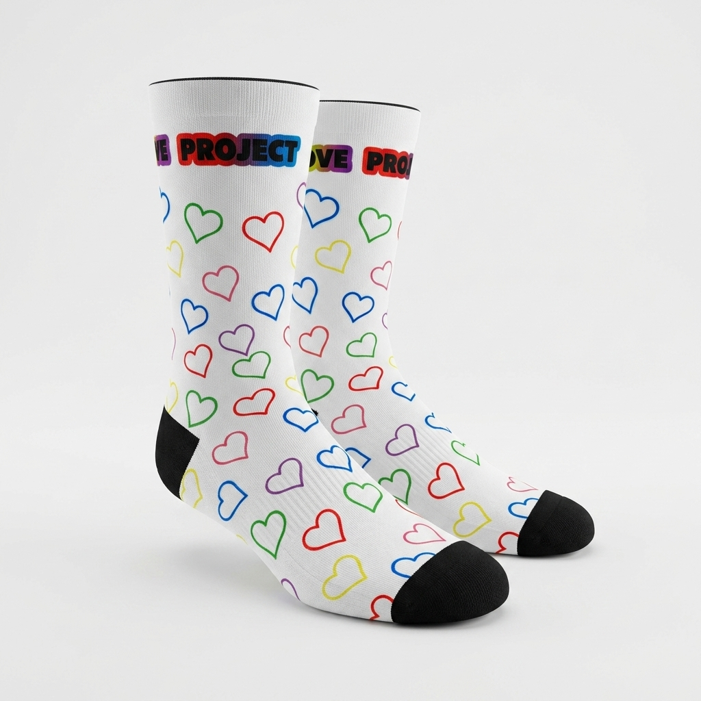 White SLP Socks