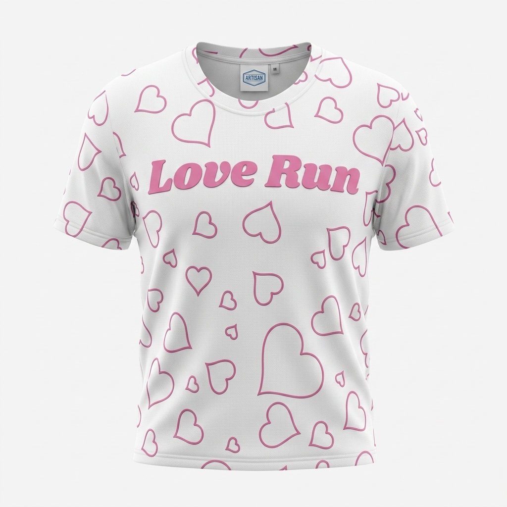 White Love Run T-Shirt