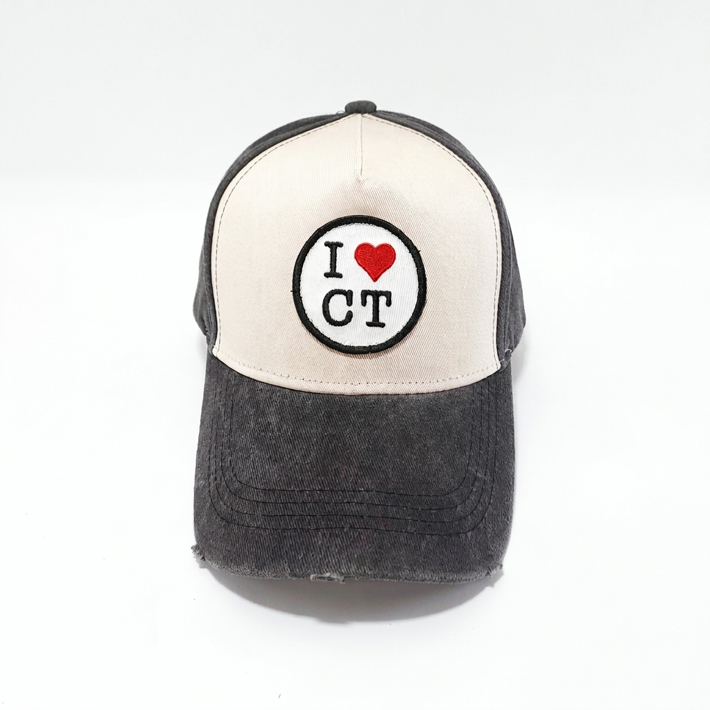 Worn Trucker Grey ILOVECT RND