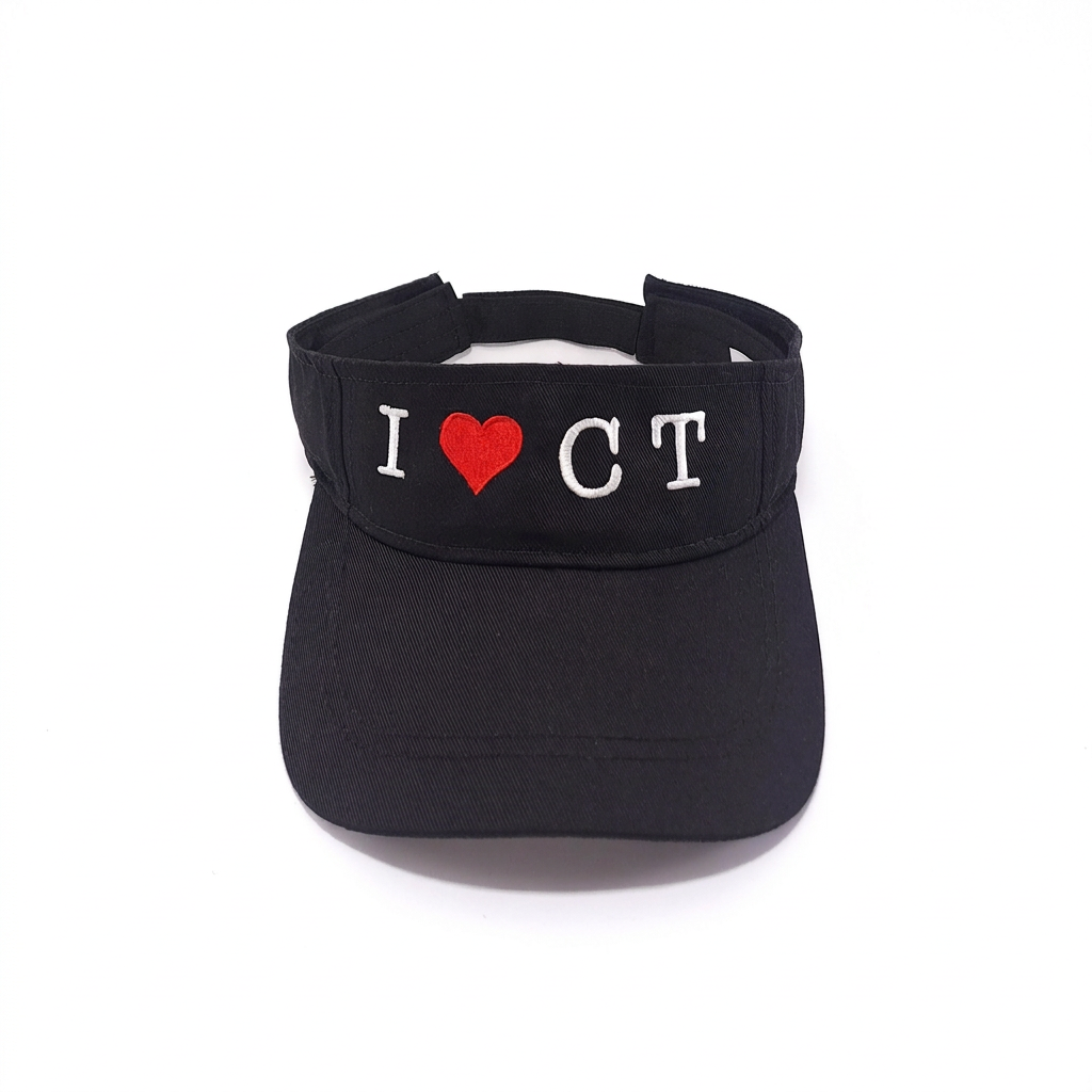 Sports Visor Black ILOVECT