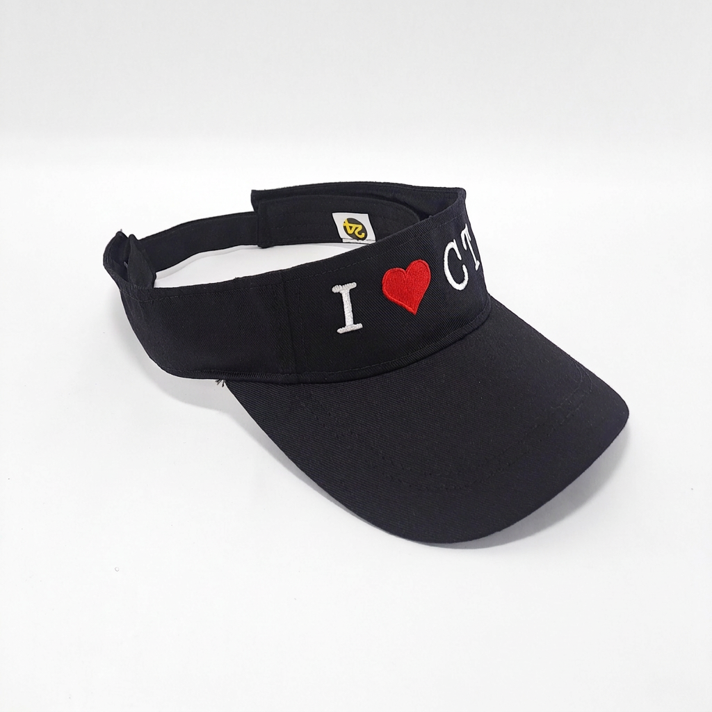 Sports Visor Black ILOVECT
