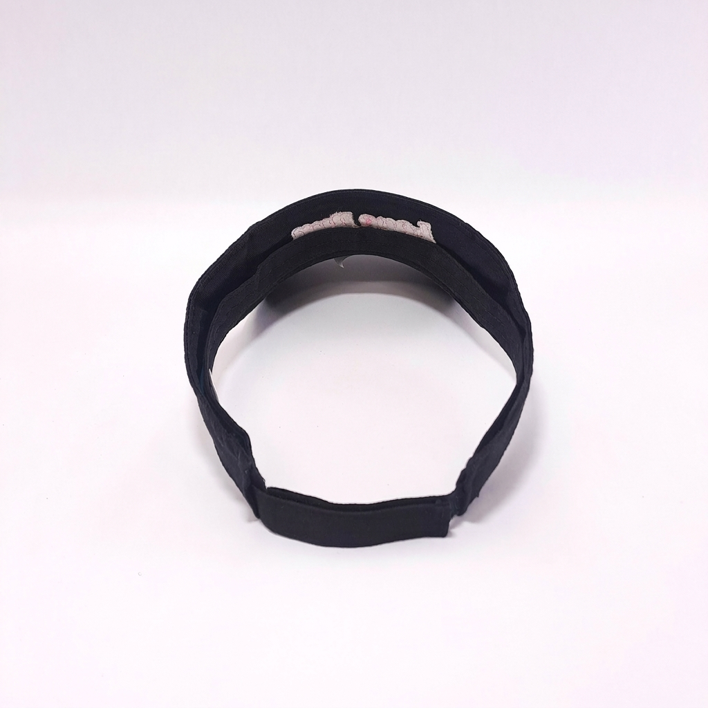 Sports Visor Black Love Run