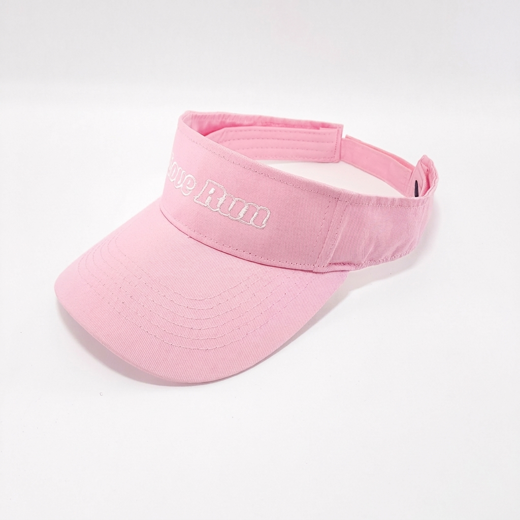 Sports Visor Pink Love Run